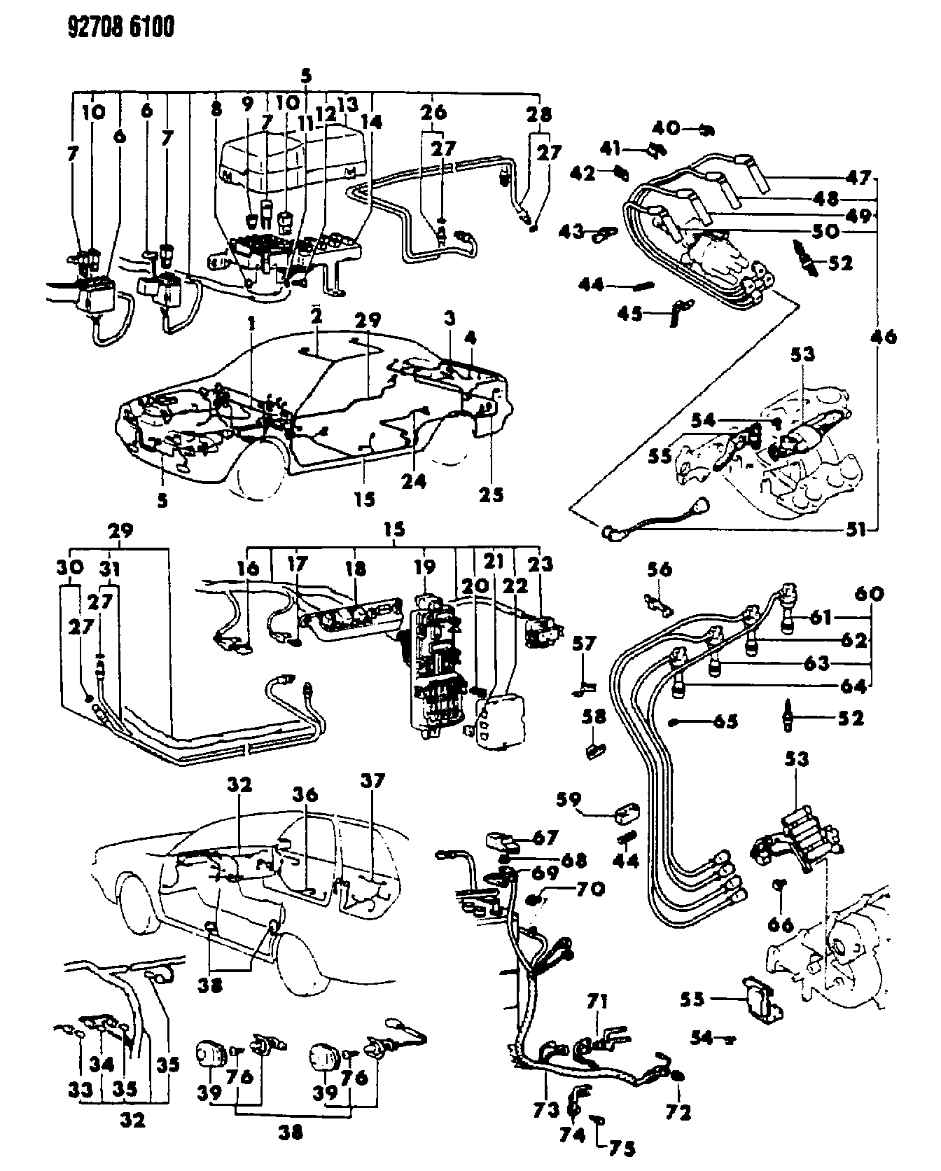 Mitsubishi MD13 4754 - Augstsprieguma vadu komplekts autodraugiem.lv