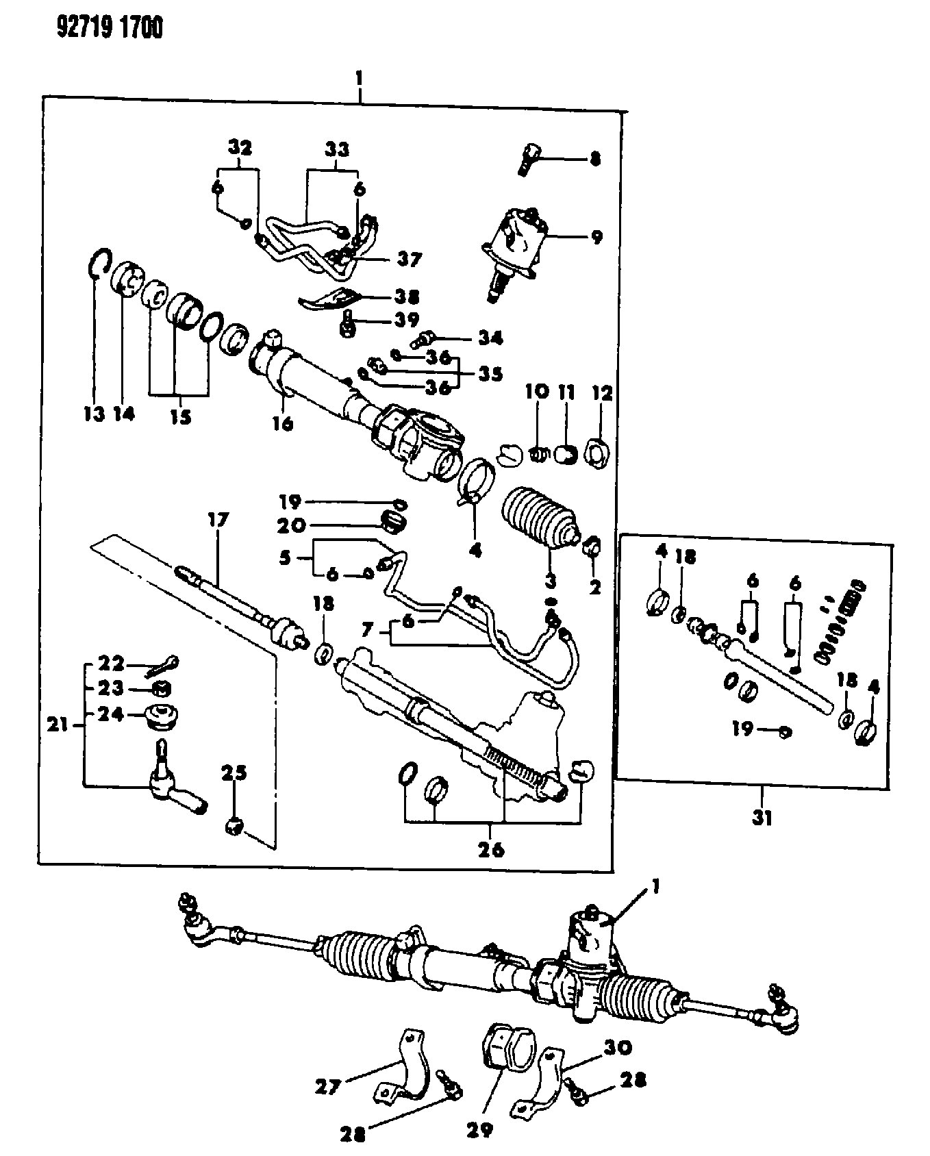 Chrysler MB56 4991 - Stūres šķērsstiepņa uzgalis autodraugiem.lv