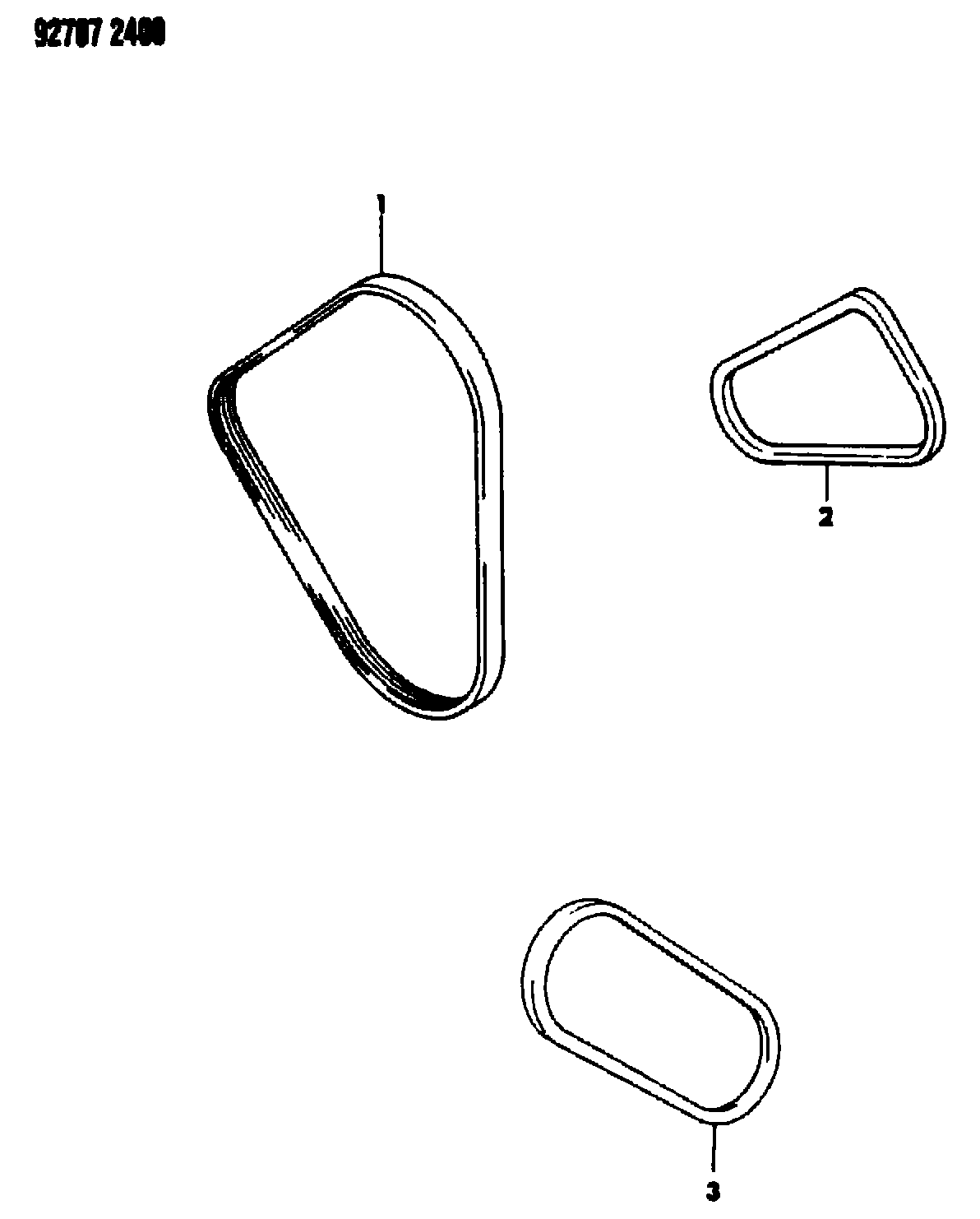 Mitsubishi MD10 6658 - Ķīļrievu siksna autodraugiem.lv