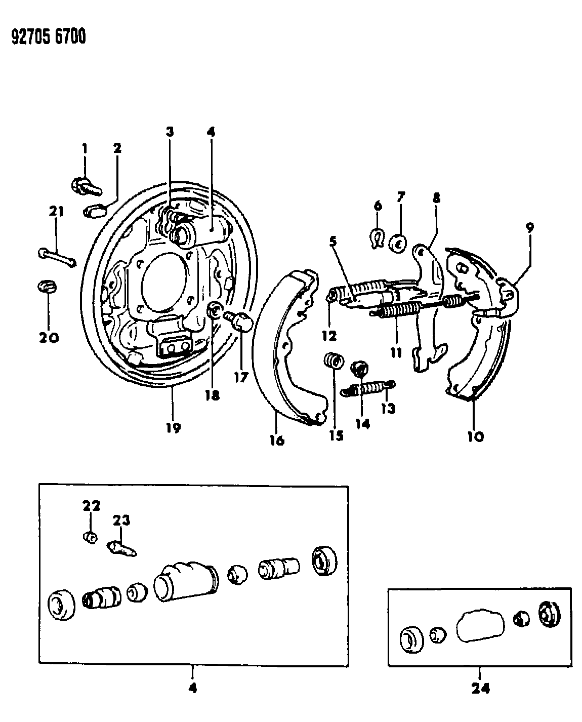 Chrysler MB85 8685 - Bremžu loku komplekts autodraugiem.lv