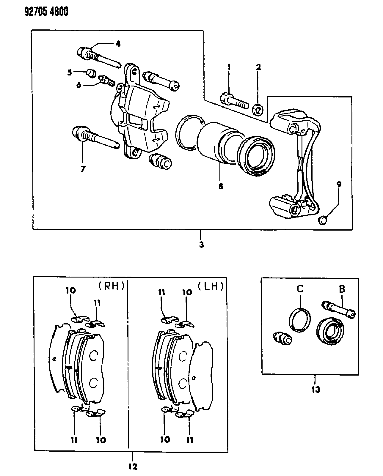 Eagle MB69 9463 - Bremžu uzliku kompl., Disku bremzes autodraugiem.lv