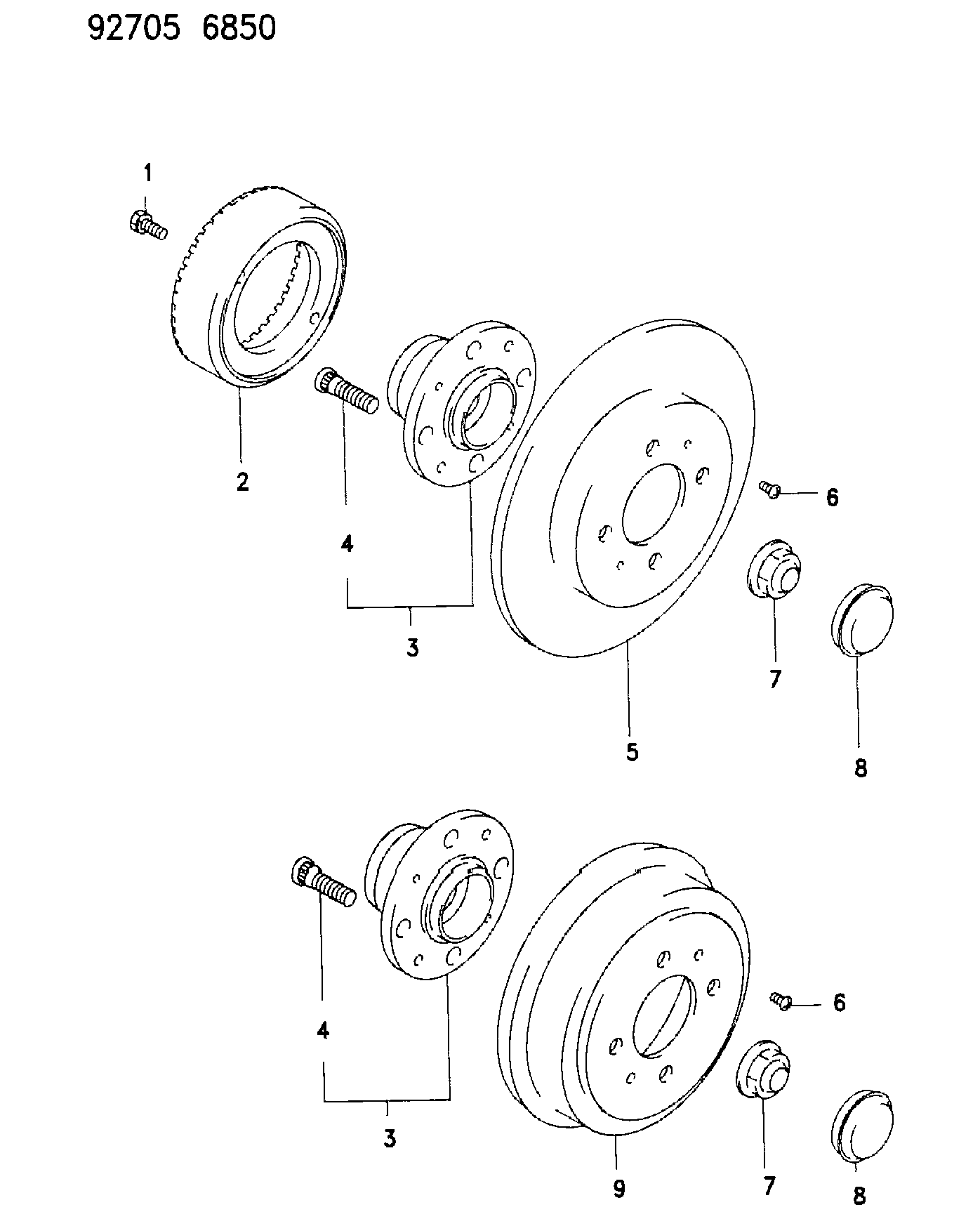 Mitsubishi MB80 8031 - Riteņa stiprināšanas skrūve autodraugiem.lv