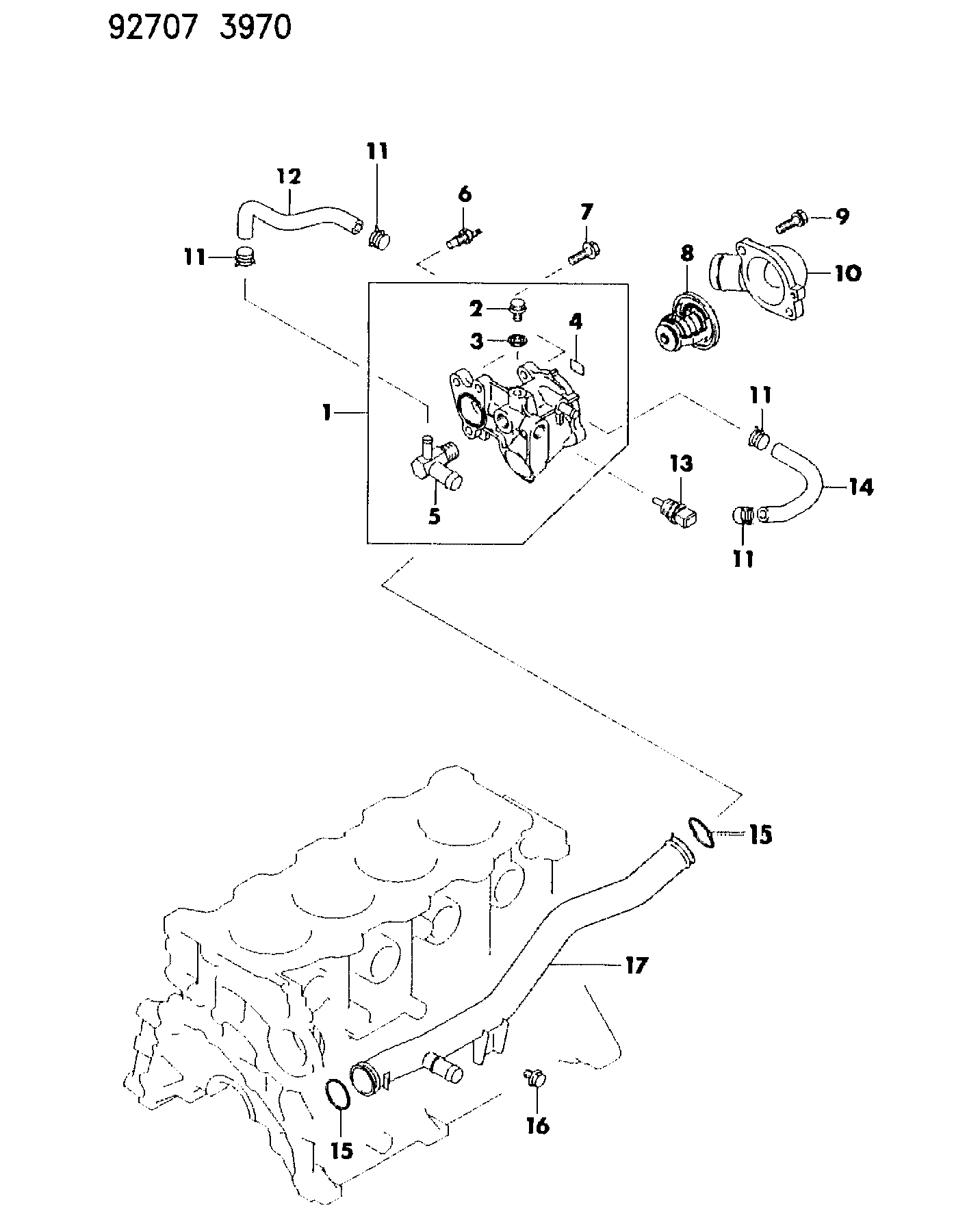 Mitsubishi MD17 0031 - Termostats, Dzesēšanas šķidrums autodraugiem.lv