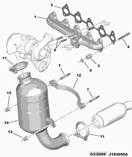 CITROËN 1738 05 - Katalizators autodraugiem.lv