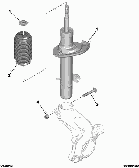 CITROËN/PEUGEOT 5036.23 - BASE NUT autodraugiem.lv