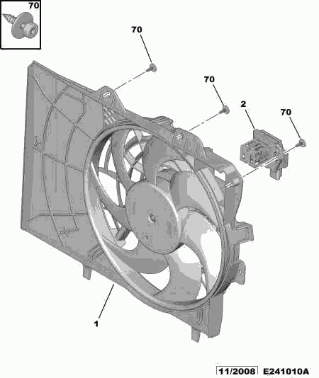 DS 1253 Q0 - Ventilators, Motora dzesēšanas sistēma autodraugiem.lv