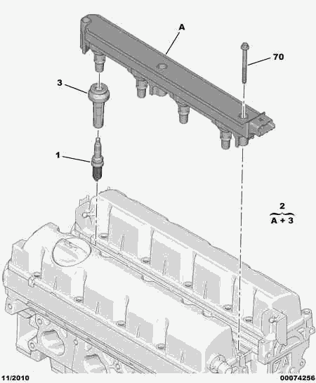 PEUGEOT 5960 E4 - ENGINE SPARK-PLUG autodraugiem.lv