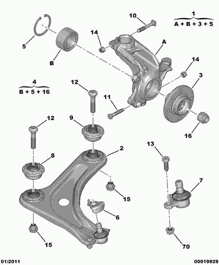 CITROËN 3520.T8 - Neatkarīgās balstiekārtas svira, Riteņa piekare autodraugiem.lv