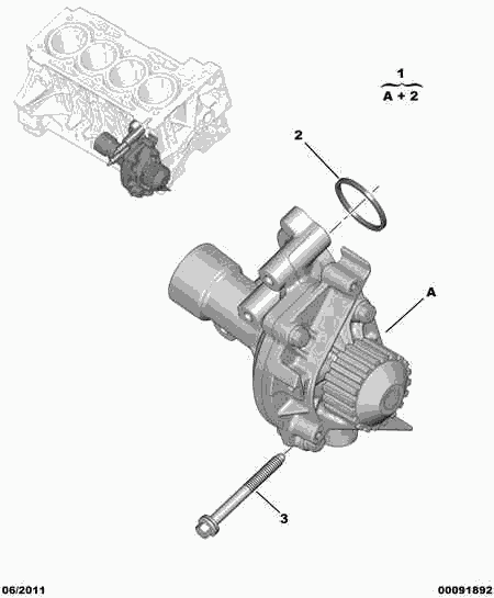 Peugeot Motorcycles 1201 L2 - Ūdenssūknis autodraugiem.lv