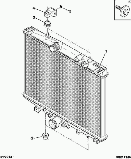 CITROËN/PEUGEOT 1330 91 - Radiators, Motora dzesēšanas sistēma autodraugiem.lv