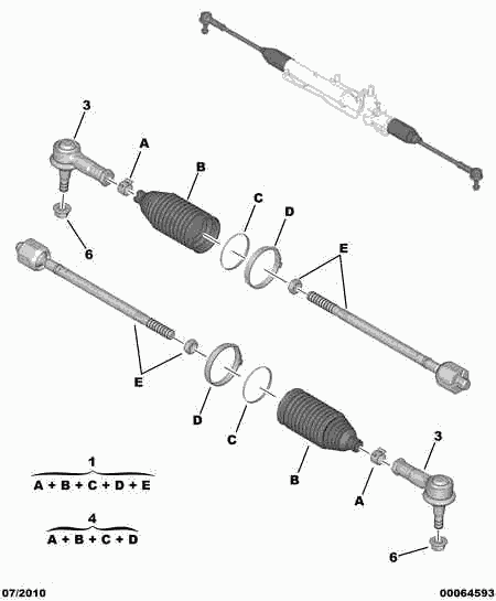 CITROËN 4066.83 - Putekļusargu komplekts, Stūres iekārta autodraugiem.lv