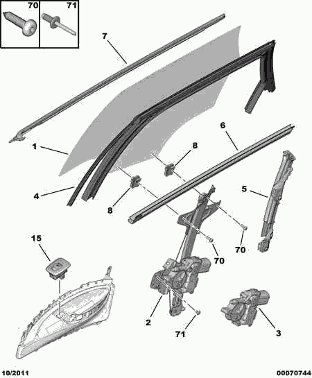 DS 96 759 152 80 - Stikla pacelšanas mehānisms autodraugiem.lv