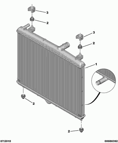 CITROËN 1330 X2 - Radiators, Motora dzesēšanas sistēma autodraugiem.lv