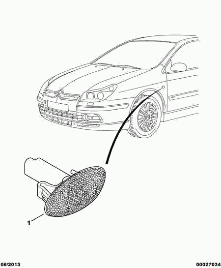 CITROËN 6325 G3 - Pagrieziena signāla lukturis autodraugiem.lv