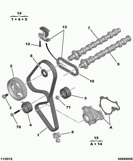 MAZDA 0831 V4 - Zobsiksnas komplekts autodraugiem.lv