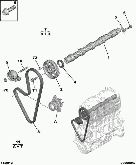 PEUGEOT 16 095 250 80 - Ūdenssūknis + Zobsiksnas komplekts autodraugiem.lv