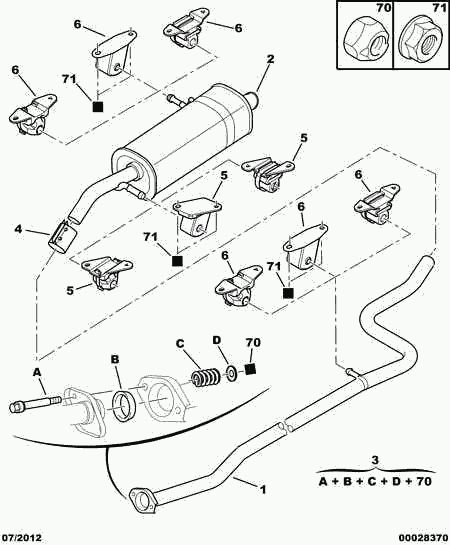 CITROËN 1755 J4 - Bukse, Stabilizators autodraugiem.lv