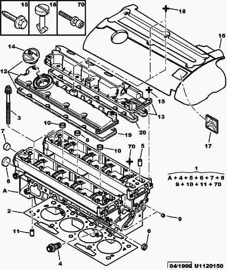 CITROËN/PEUGEOT 0249 A5 - Blīve, Motora bloka galvas vāks autodraugiem.lv