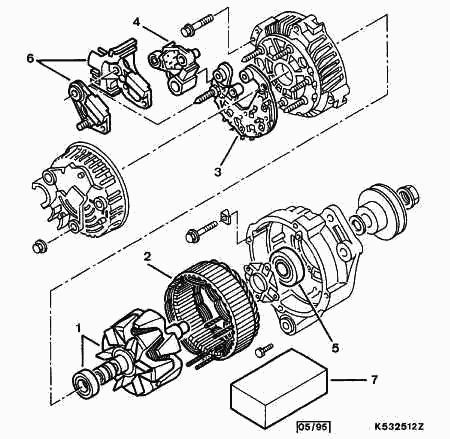 CITROËN 5727 56 - ALTERNATOR ROTOR autodraugiem.lv