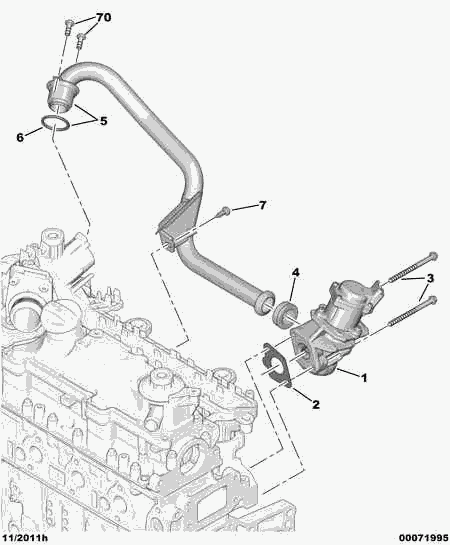 MAZDA 1618.N8 - Izpl. gāzu recirkulācijas vārsts autodraugiem.lv