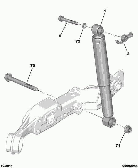 CITROËN 5206 Z2 - Amortizators autodraugiem.lv