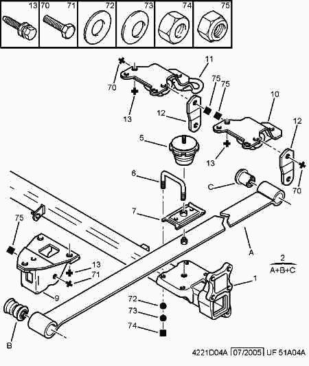 CITROËN 5102 H8 - Lāgu atsperes lokšņu komplekts autodraugiem.lv