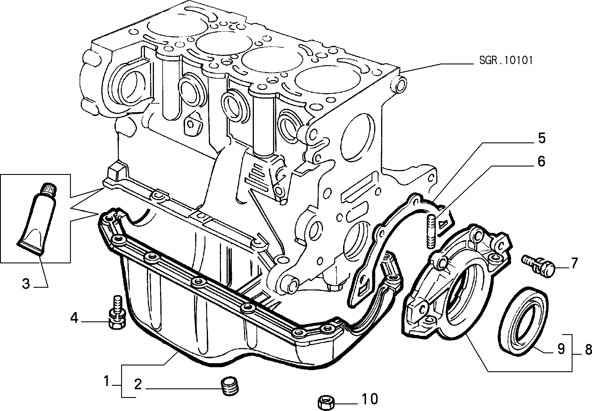 Autobianchi 7724665 - Vārpstas blīvgredzens, Kloķvārpsta autodraugiem.lv