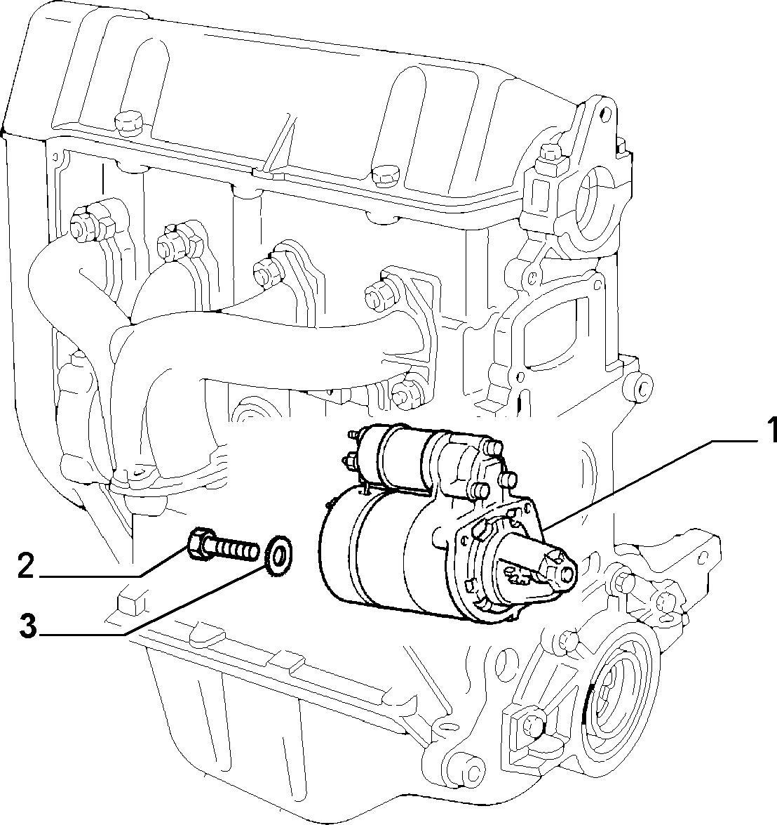 FIAT 55201304 - Starteris autodraugiem.lv