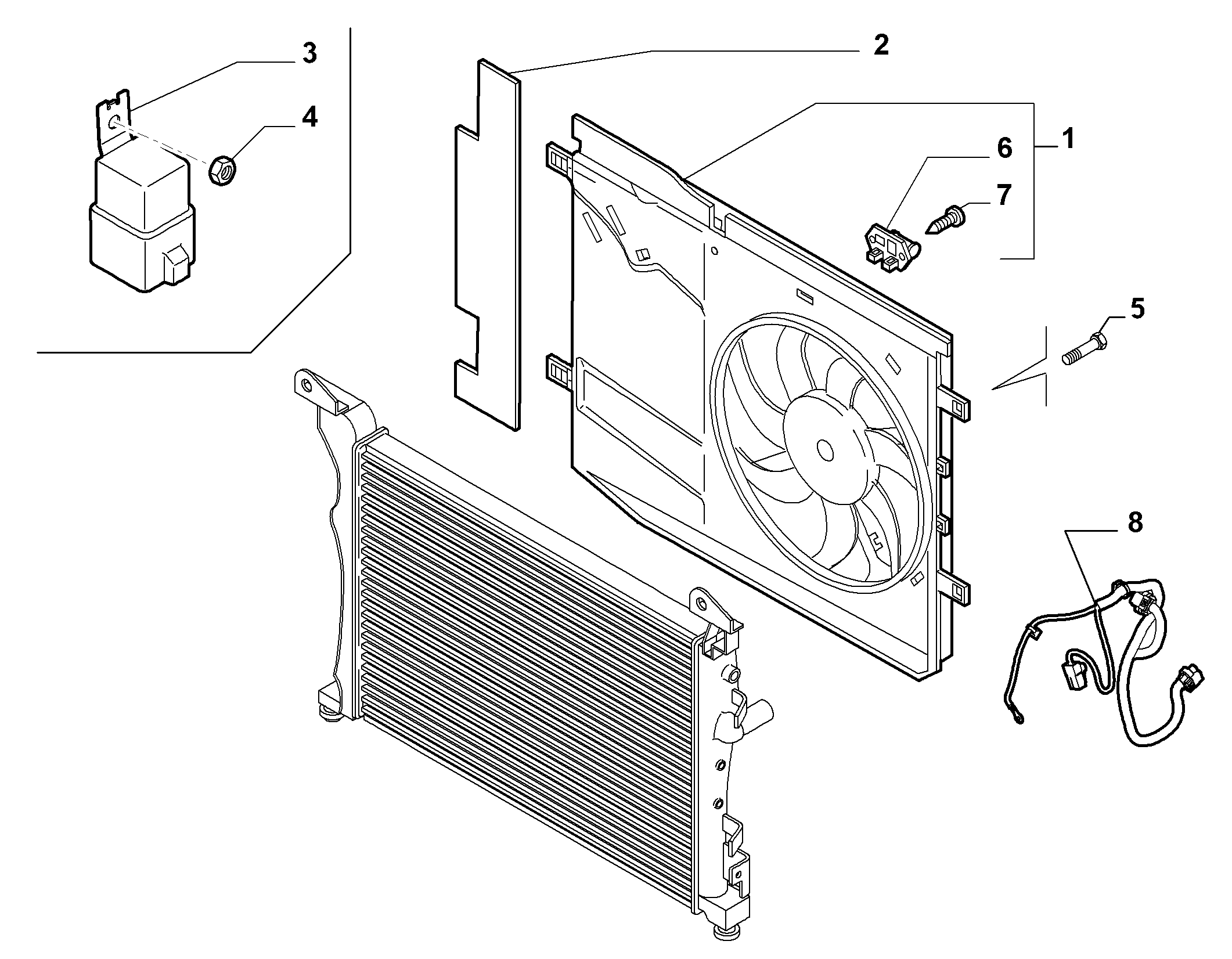 FIAT 51878036 - Ventilators, Motora dzesēšanas sistēma autodraugiem.lv