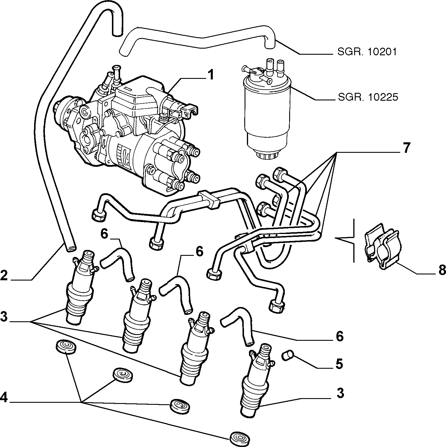 Alfa Romeo 7773728 - Siltumizolācijas paplāksne, Iesmidzināšanas sistēma autodraugiem.lv