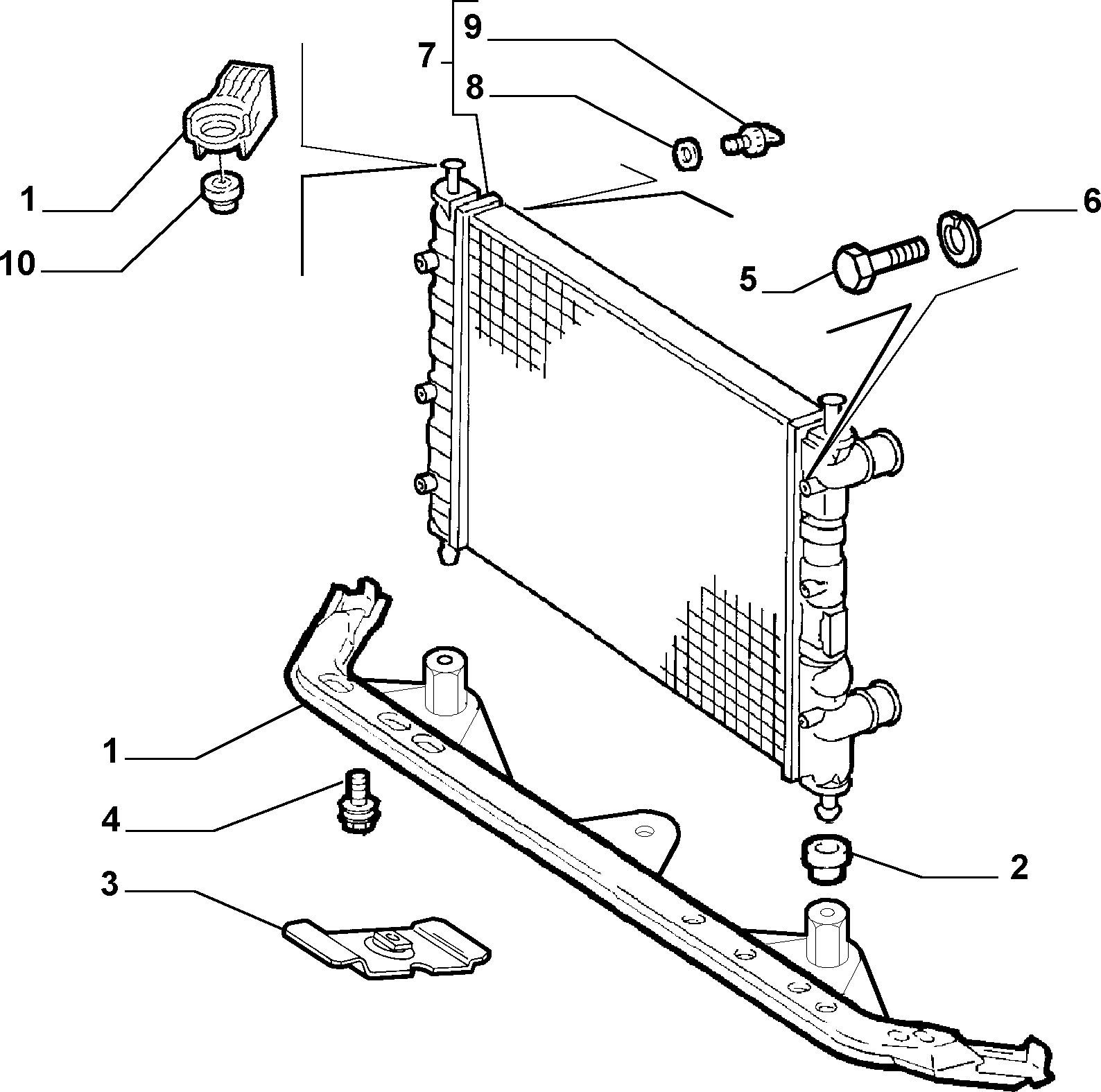 FSO 46739749 - Radiators, Motora dzesēšanas sistēma autodraugiem.lv