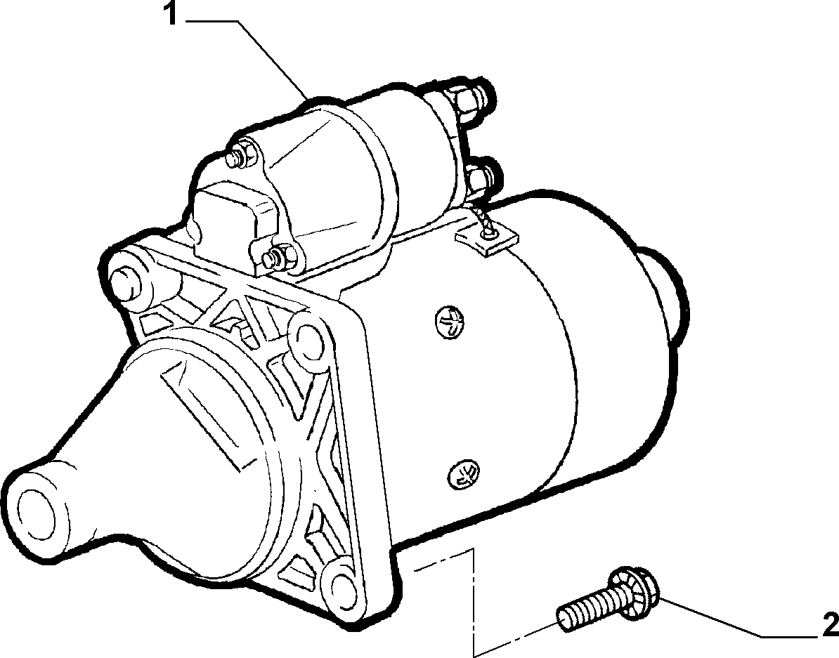 Alfarome/Fiat/Lanci 46763529 - Starteris autodraugiem.lv