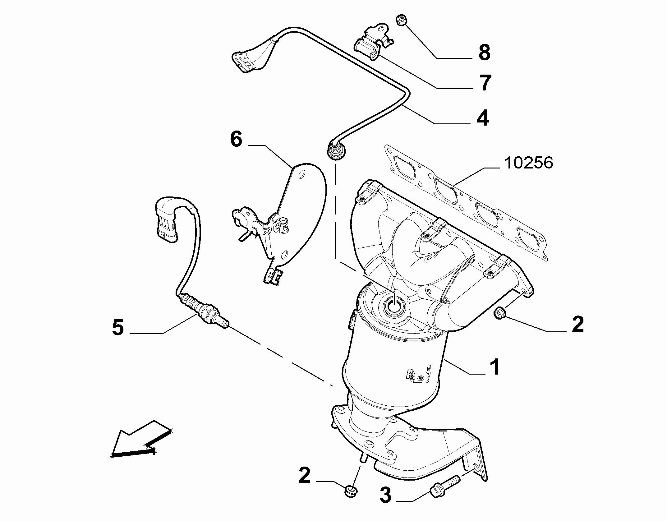 FIAT 55236778 - Lambda zonde autodraugiem.lv