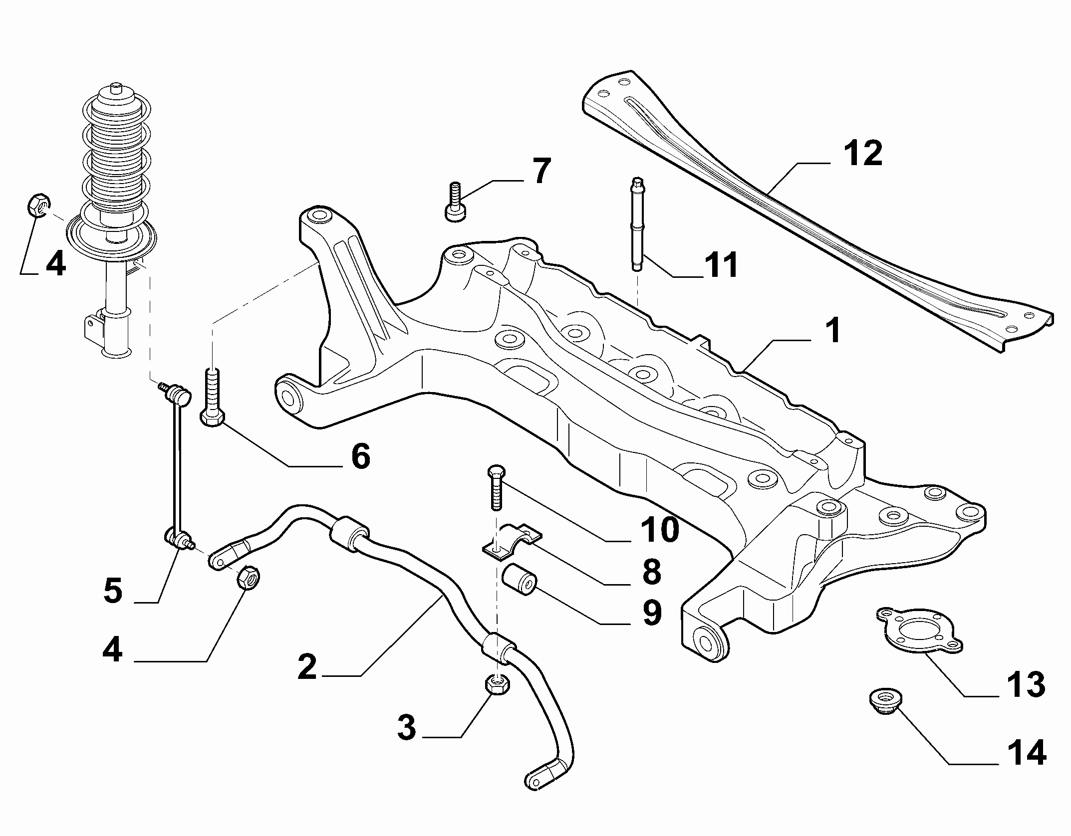 FIAT 51815479 - Stiepnis / Atsaite, Stabilizators autodraugiem.lv