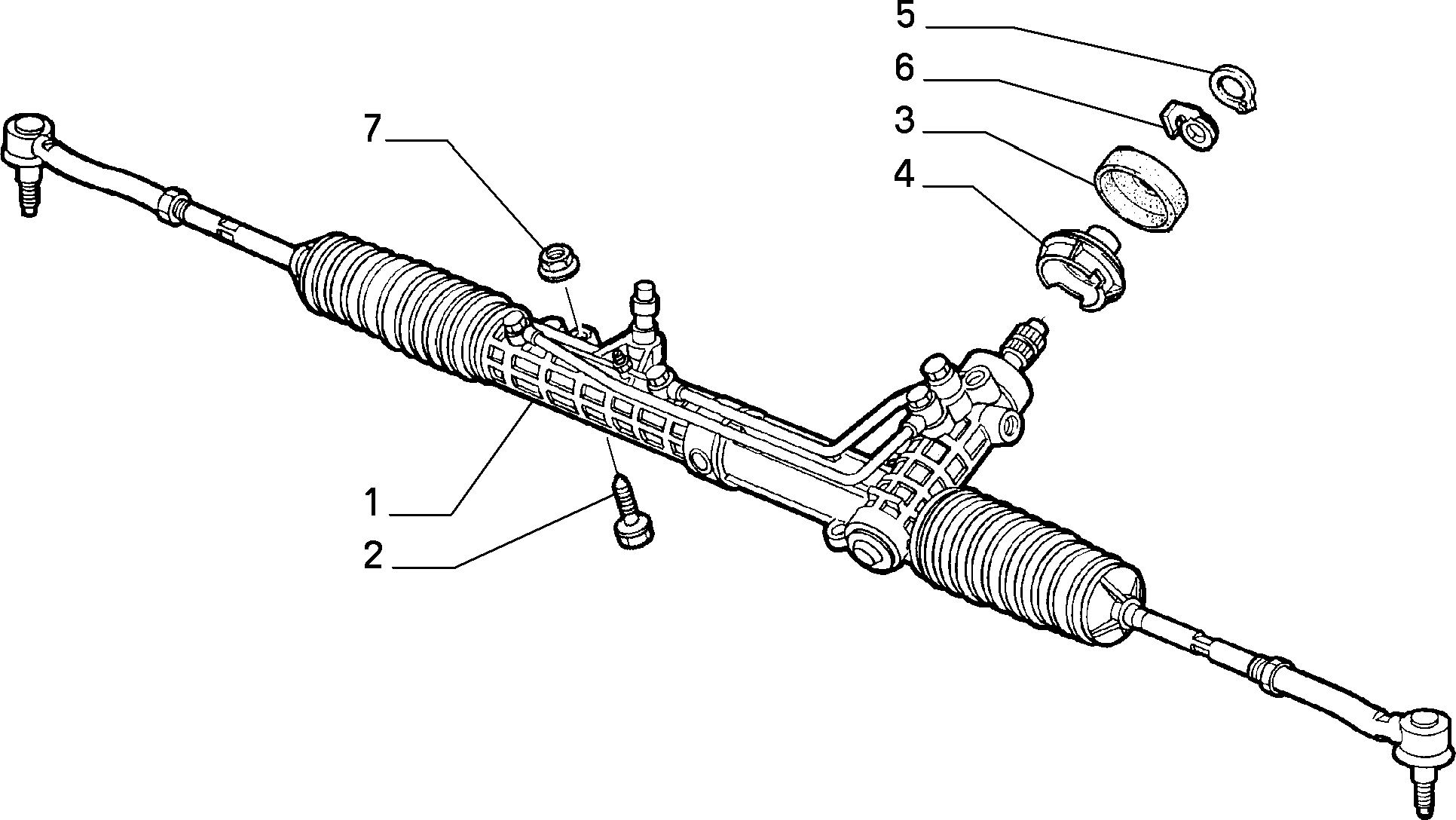 Alfarome/Fiat/Lanci 46401485 - Stūres mehānisms autodraugiem.lv