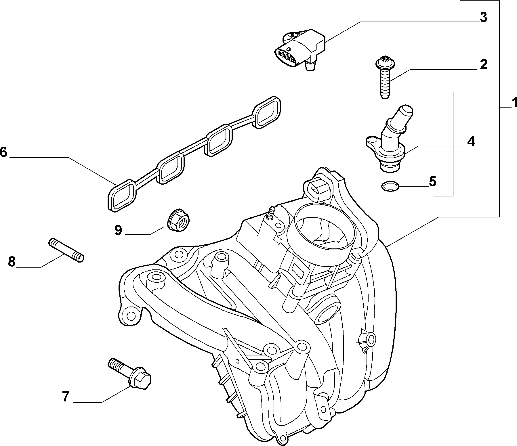 Opel 71739292 - Devējs, Spiediens ieplūdes traktā autodraugiem.lv