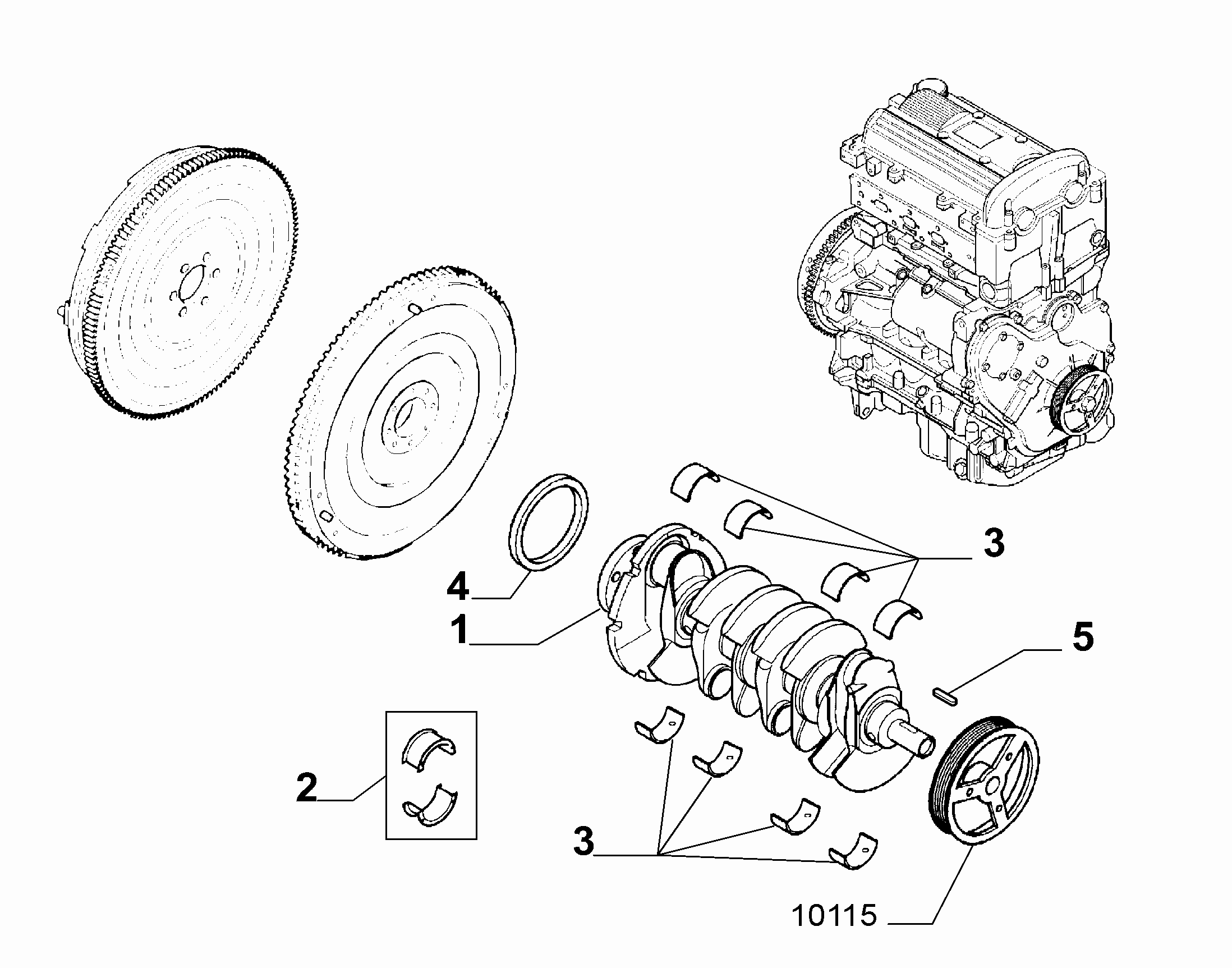 FIAT 71739336 - Vārpstas blīvgredzens, Kloķvārpsta autodraugiem.lv