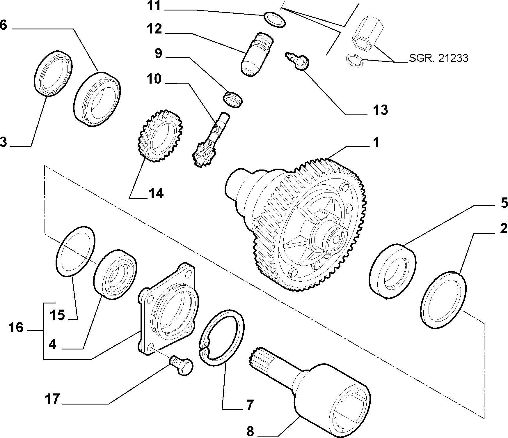 FIAT 55225248 - Riteņa rumbas gultņa komplekts autodraugiem.lv