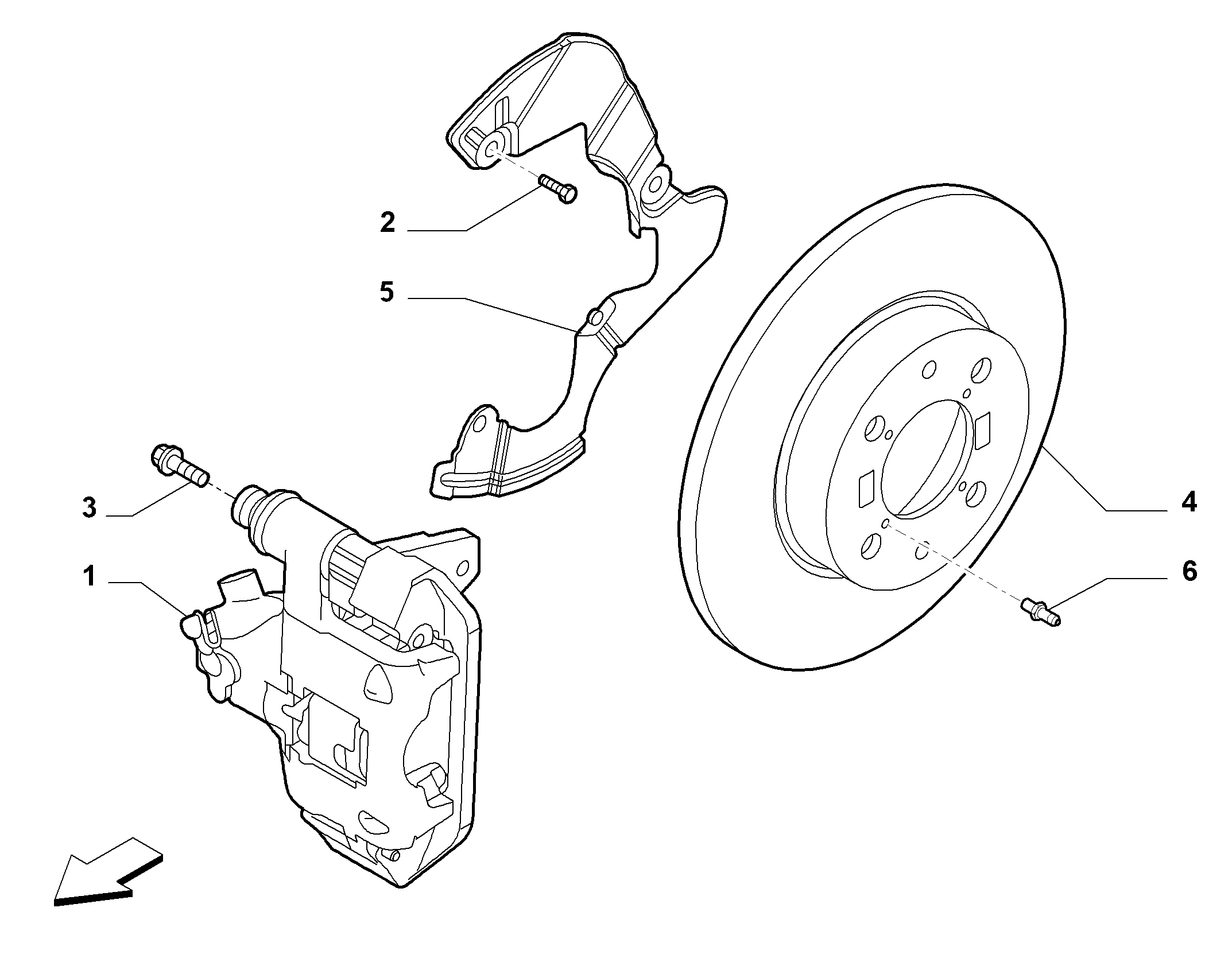 FIAT 735487229 - Bremžu suports autodraugiem.lv