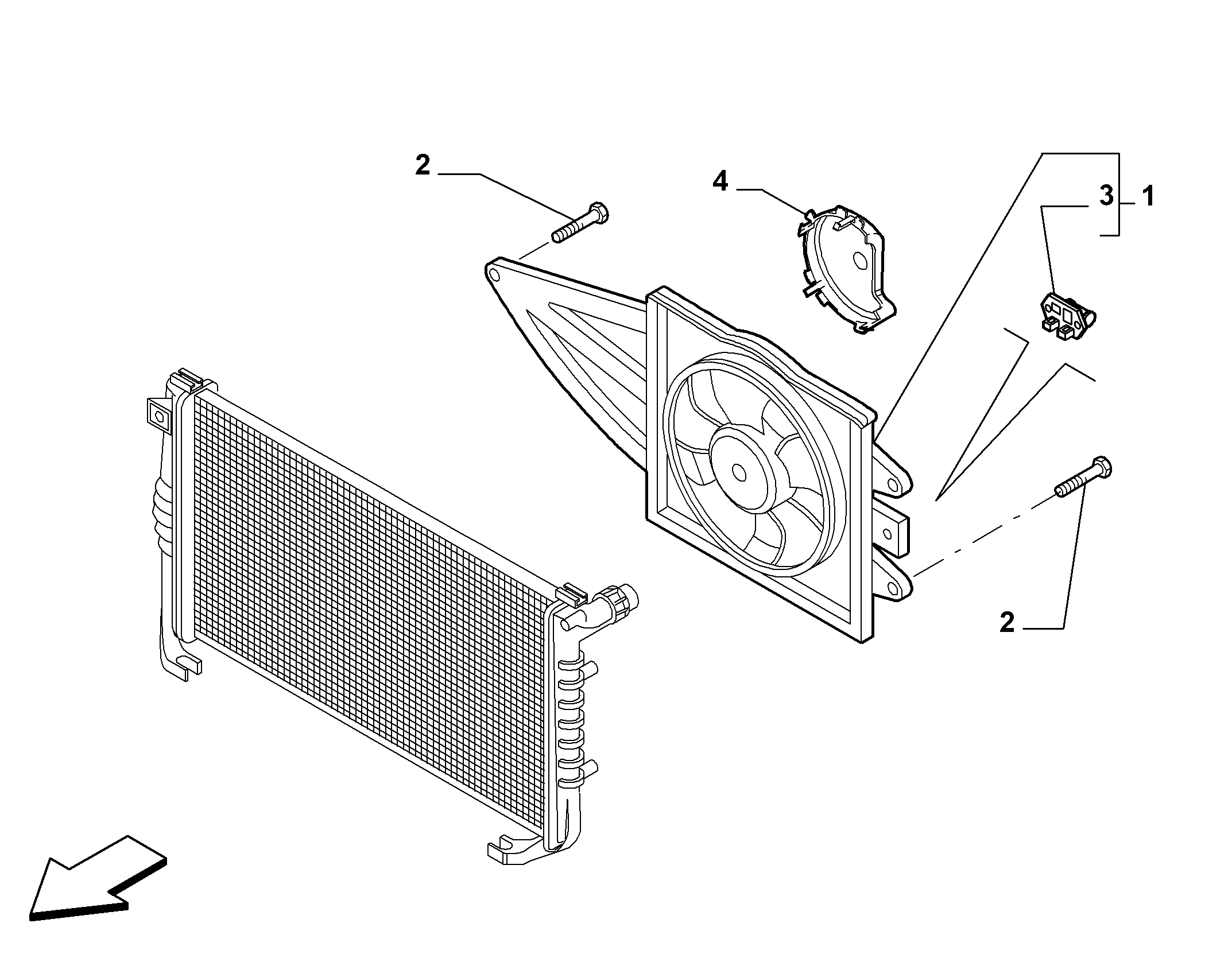 FIAT 51829974 - Ventilators, Motora dzesēšanas sistēma autodraugiem.lv