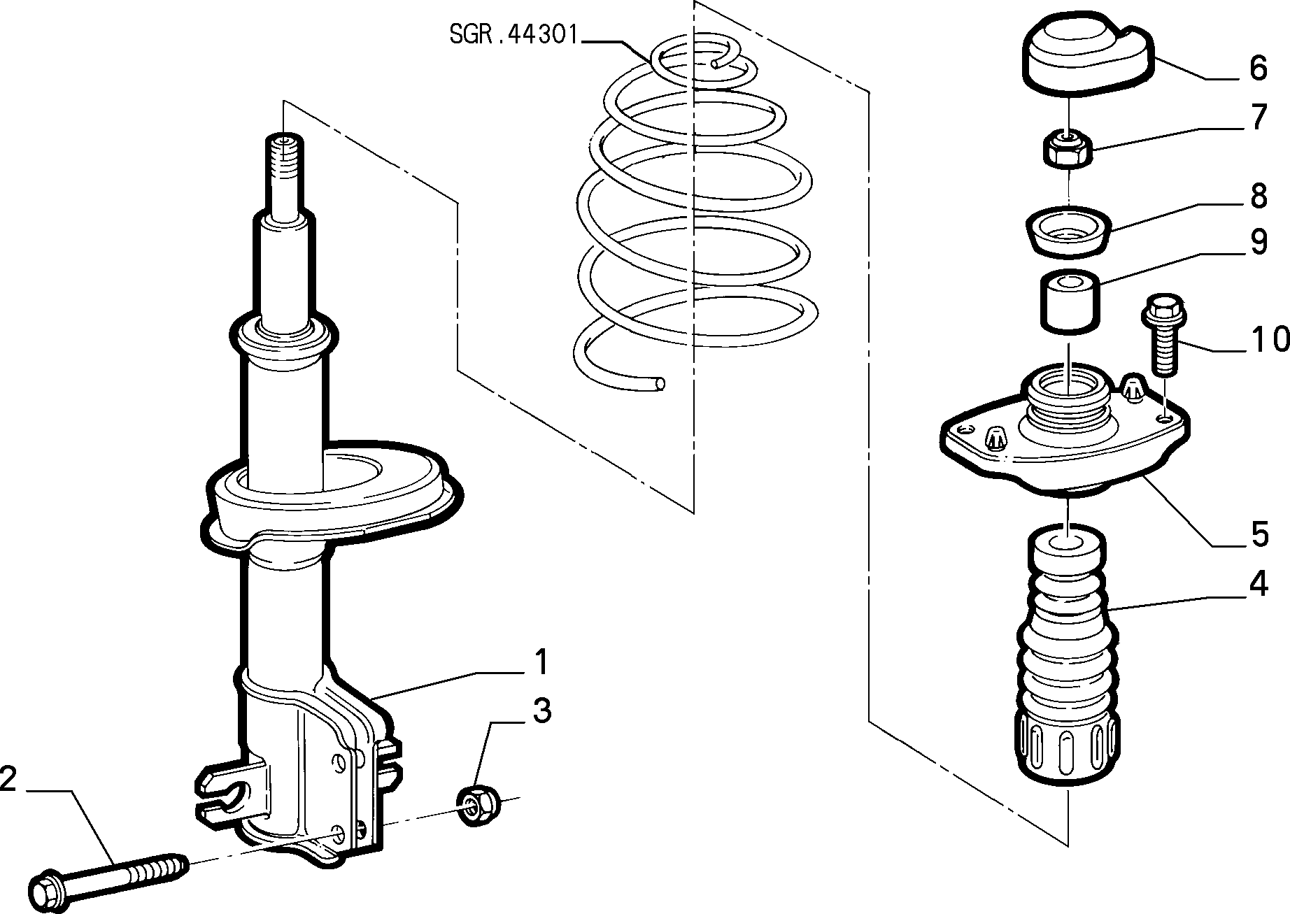 FIAT 71718289 - Amortizators autodraugiem.lv