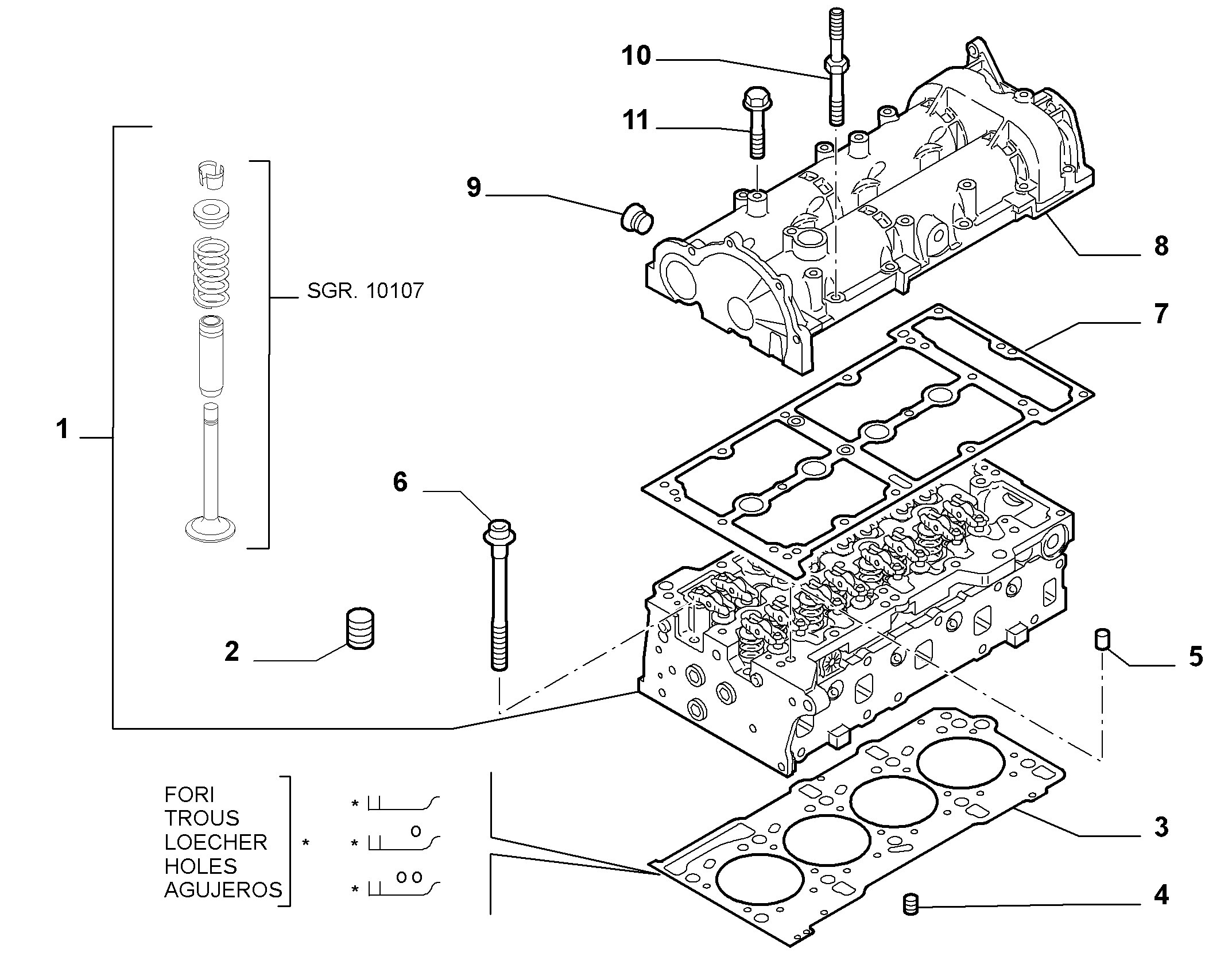 Saturn 55209070 - Blīve, Motora bloka galva autodraugiem.lv