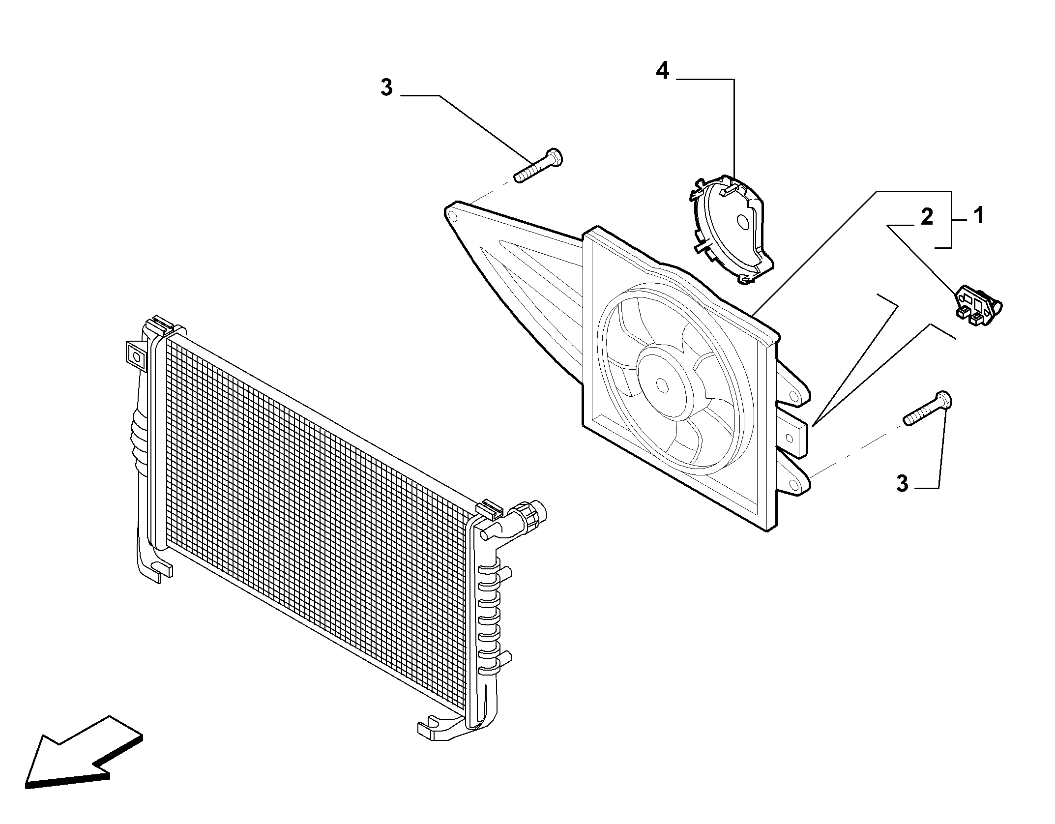 FIAT 51829973 - Ventilators, Motora dzesēšanas sistēma autodraugiem.lv