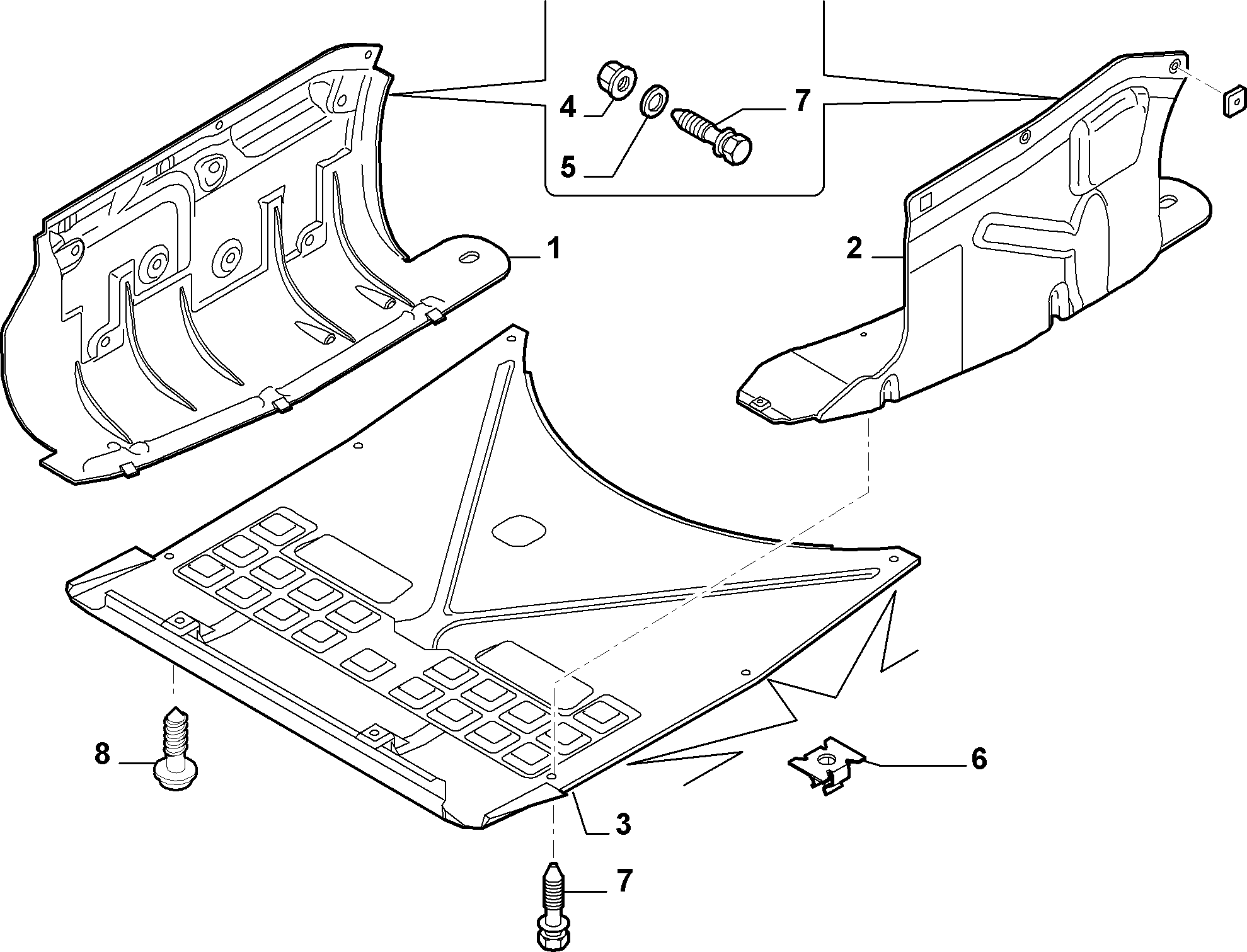 FIAT 51739366 - Motora telpas izolācija autodraugiem.lv