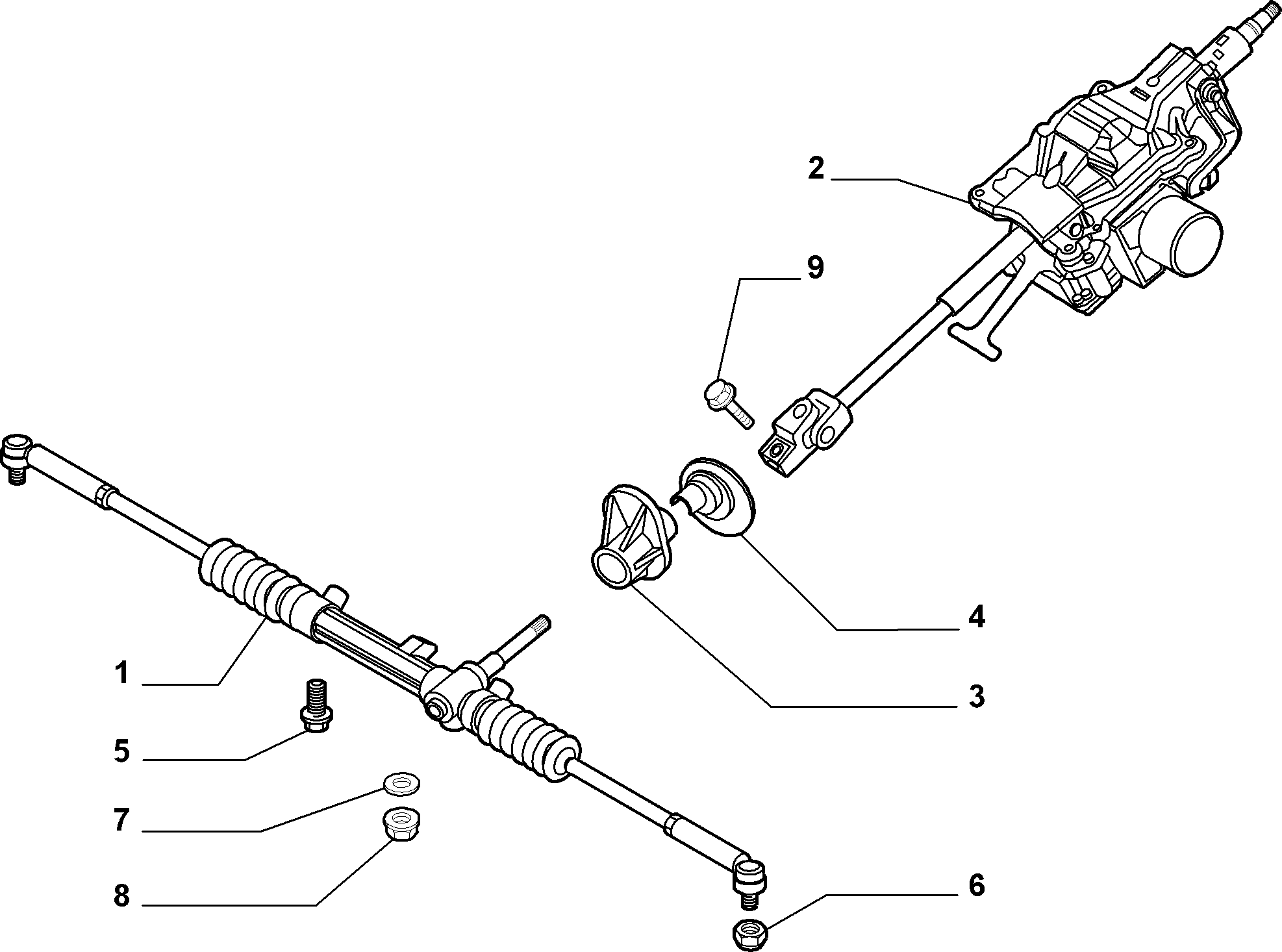 FIAT 51733142 - Stūres mehānisms autodraugiem.lv