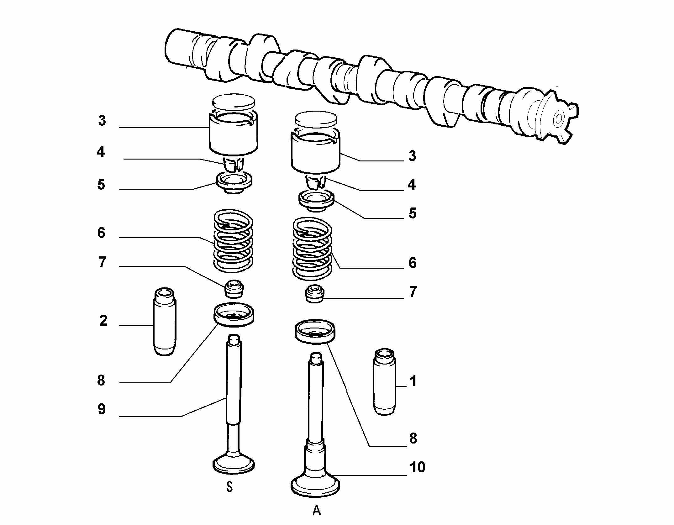 Opel 55 190 344 - Blīvgredzens, Vārsta kāts autodraugiem.lv