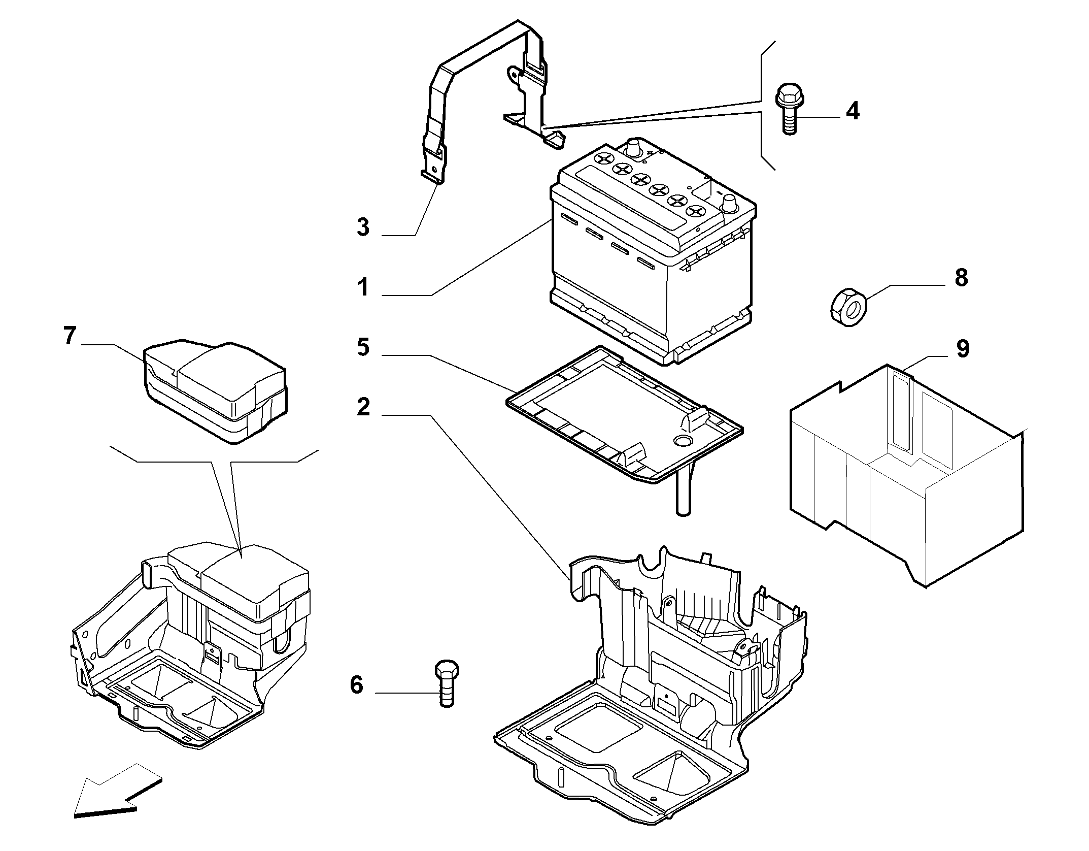 Alfarome/Fiat/Lanci 71751141 - Startera akumulatoru baterija autodraugiem.lv