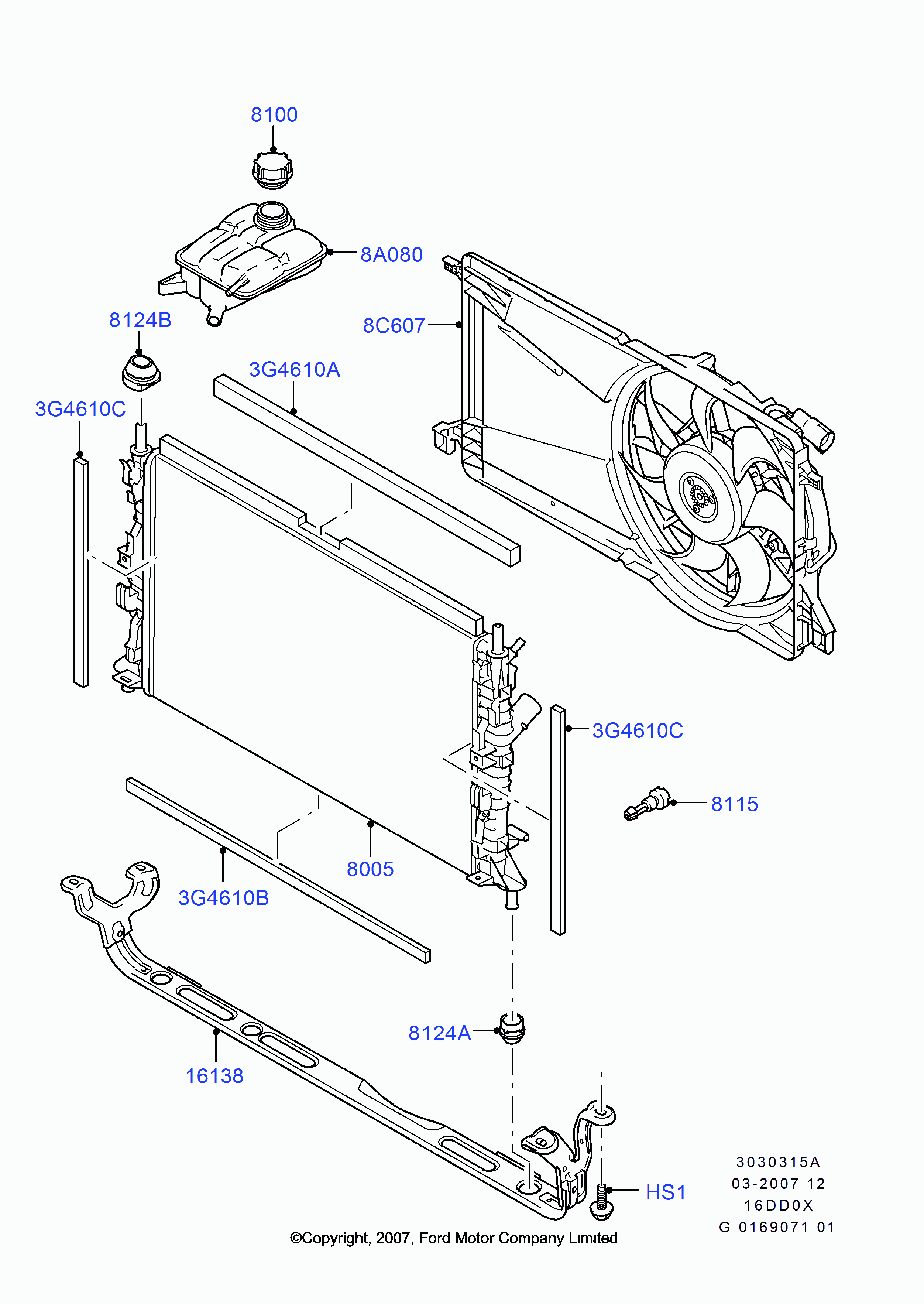 AUDI 1438913 - Tank Assy - Radiator Overflow autodraugiem.lv