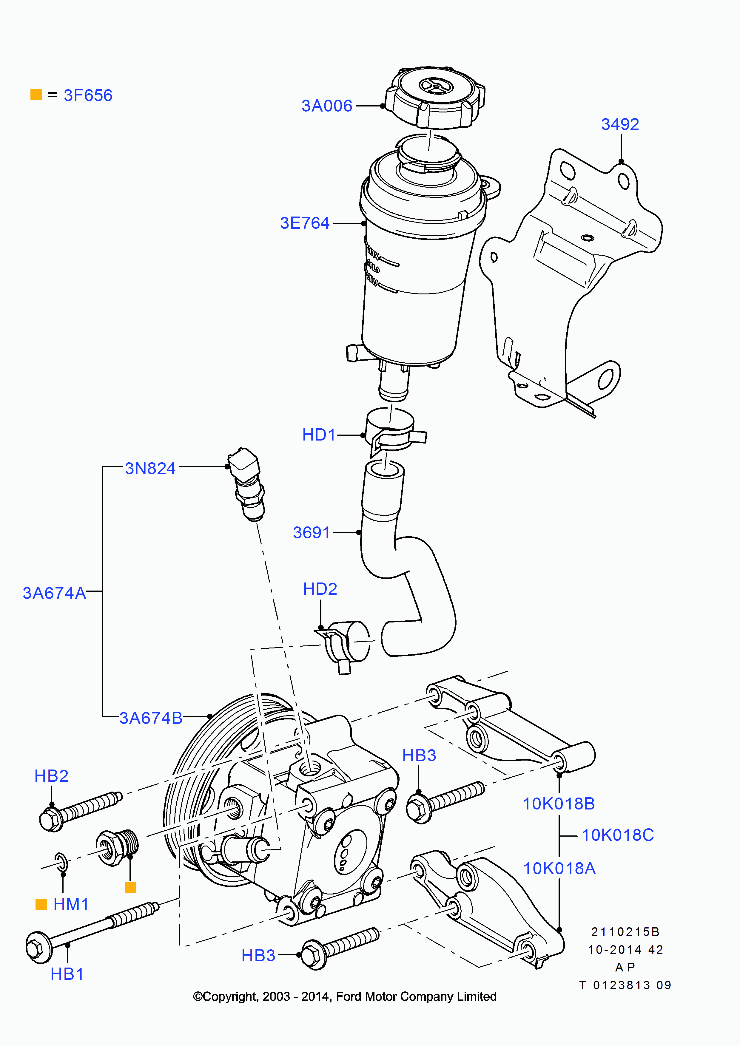 FORD 1076647 - Eļļas spiediena devējs, Stūres meh. ar hidropastiprinātāju autodraugiem.lv