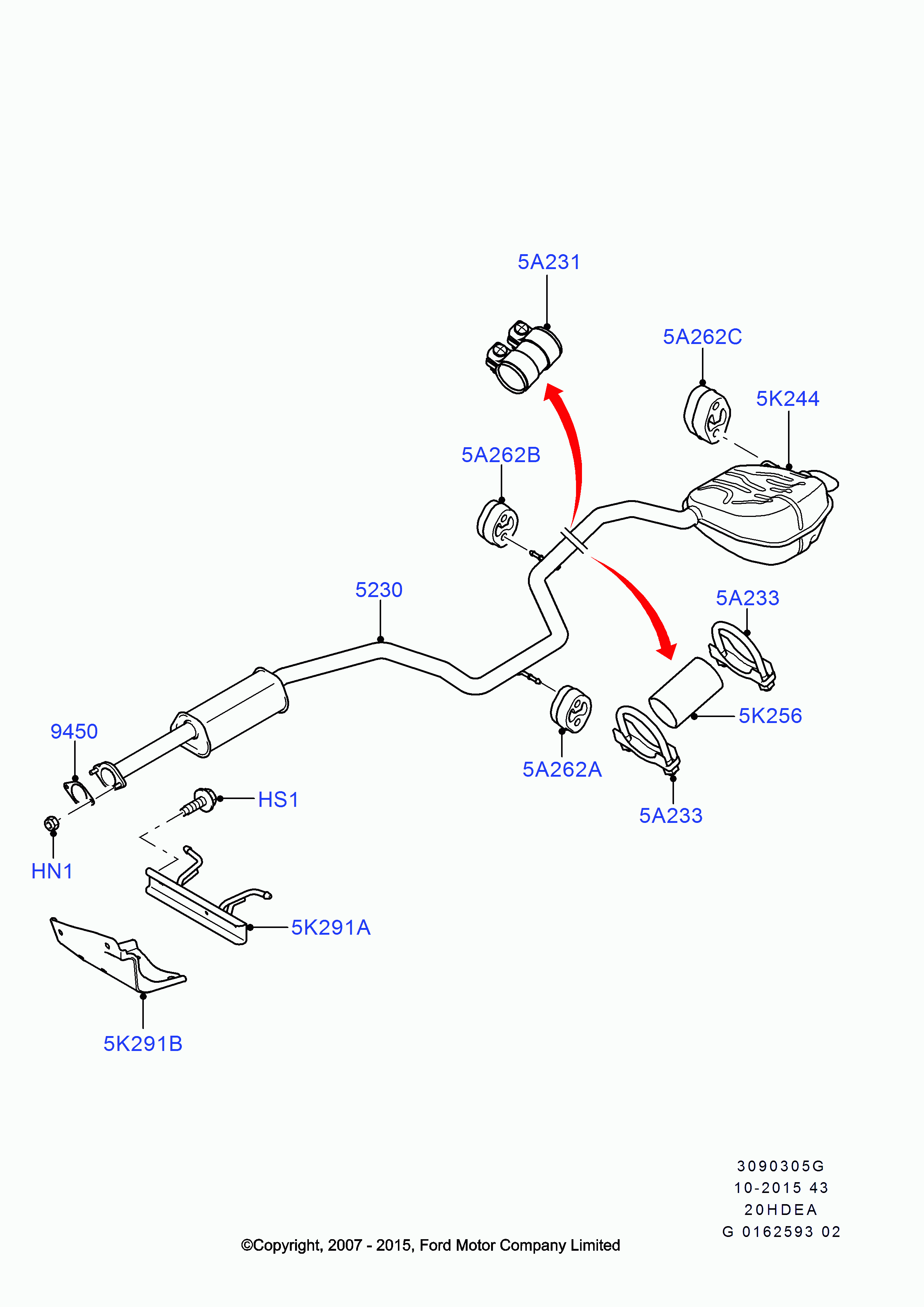 NISSAN 1316608 - Blīve, Izplūdes caurule autodraugiem.lv